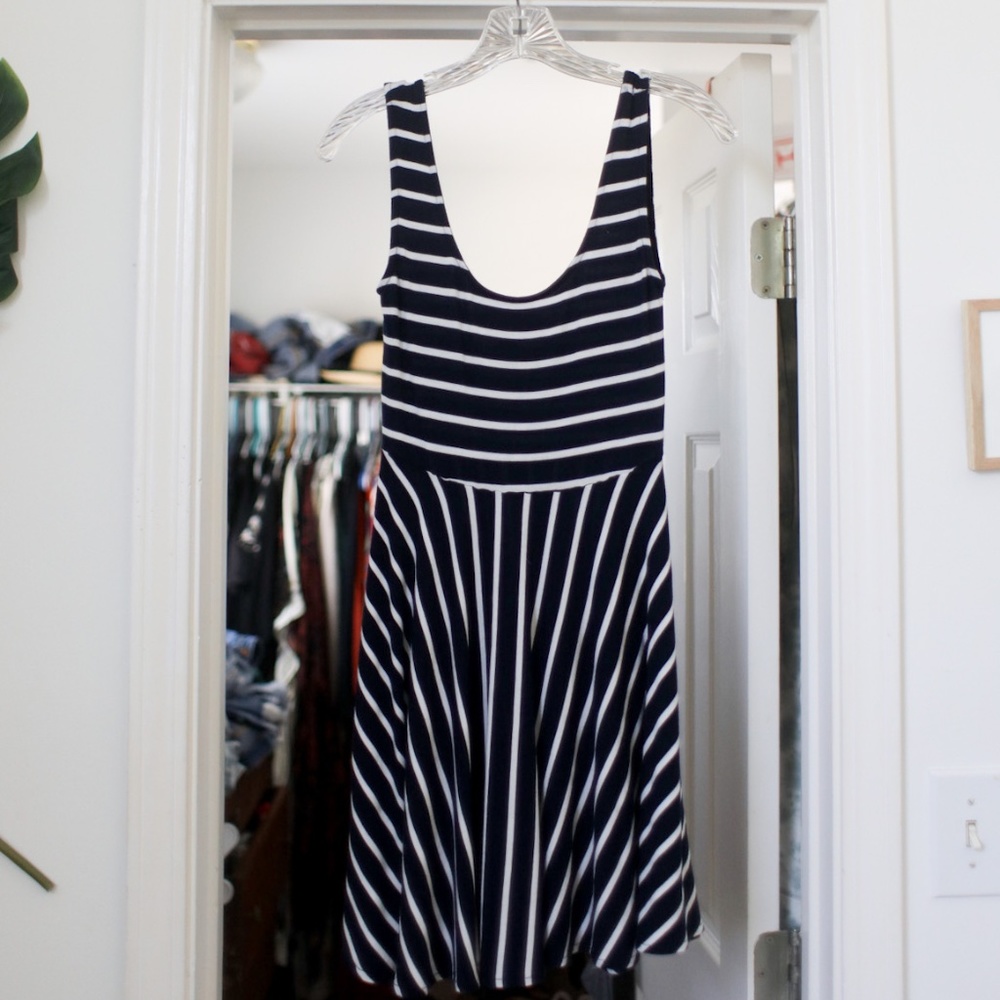Striped forever 21 dress